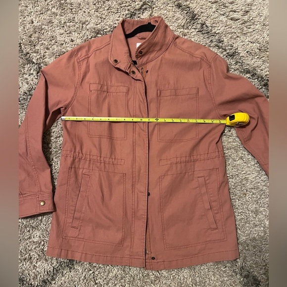 Old Navy Amelia Rose Soft Washed Canvas Utility Jacket Womens size Medium (H106) - Picture 11 of 12